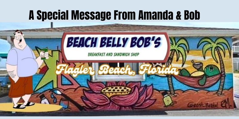 This isn’t just a farewell—it’s a celebration of the incredible years we’ve shared. From the bottom of my heart, I want to thank each and every one of you who walked through our doors, shared a meal with us, and became part of our extended family. Beach Belly Bob's Sandwich Shop