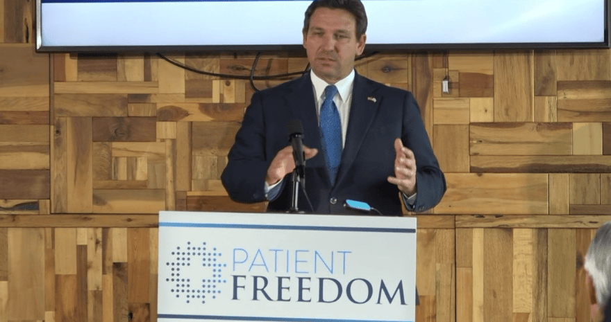 Gov. Ron DeSantis called on the legislature to permanently ban mRNA vaccine mandates in Florida Gov. Ron DeSantis called on the legislature to permanently ban mRNA vaccine mandates in Florida